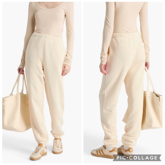 rag & bone Pants - Rag & Bone French Terry Jogger Sweatpants Cream Ivory S